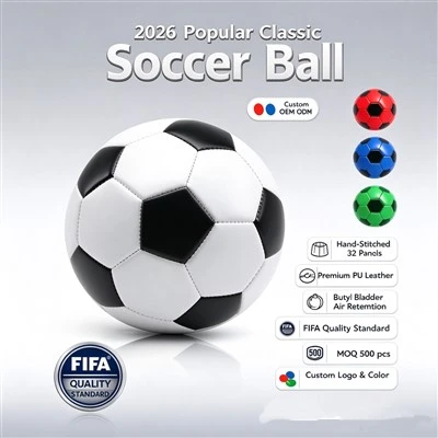 2026 Popular Classic Soccer Ball Custom